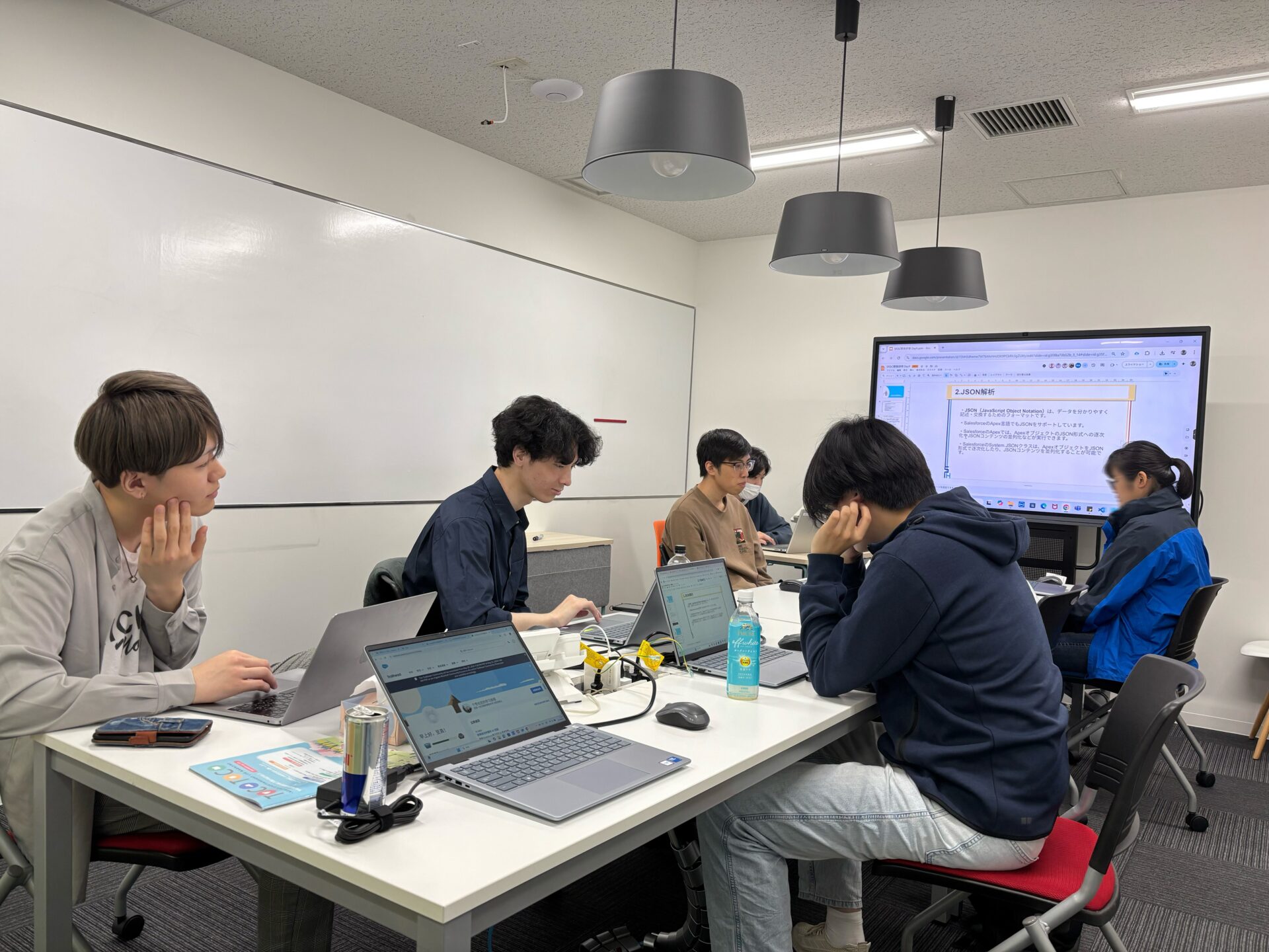 Salesforce開発研修の様子