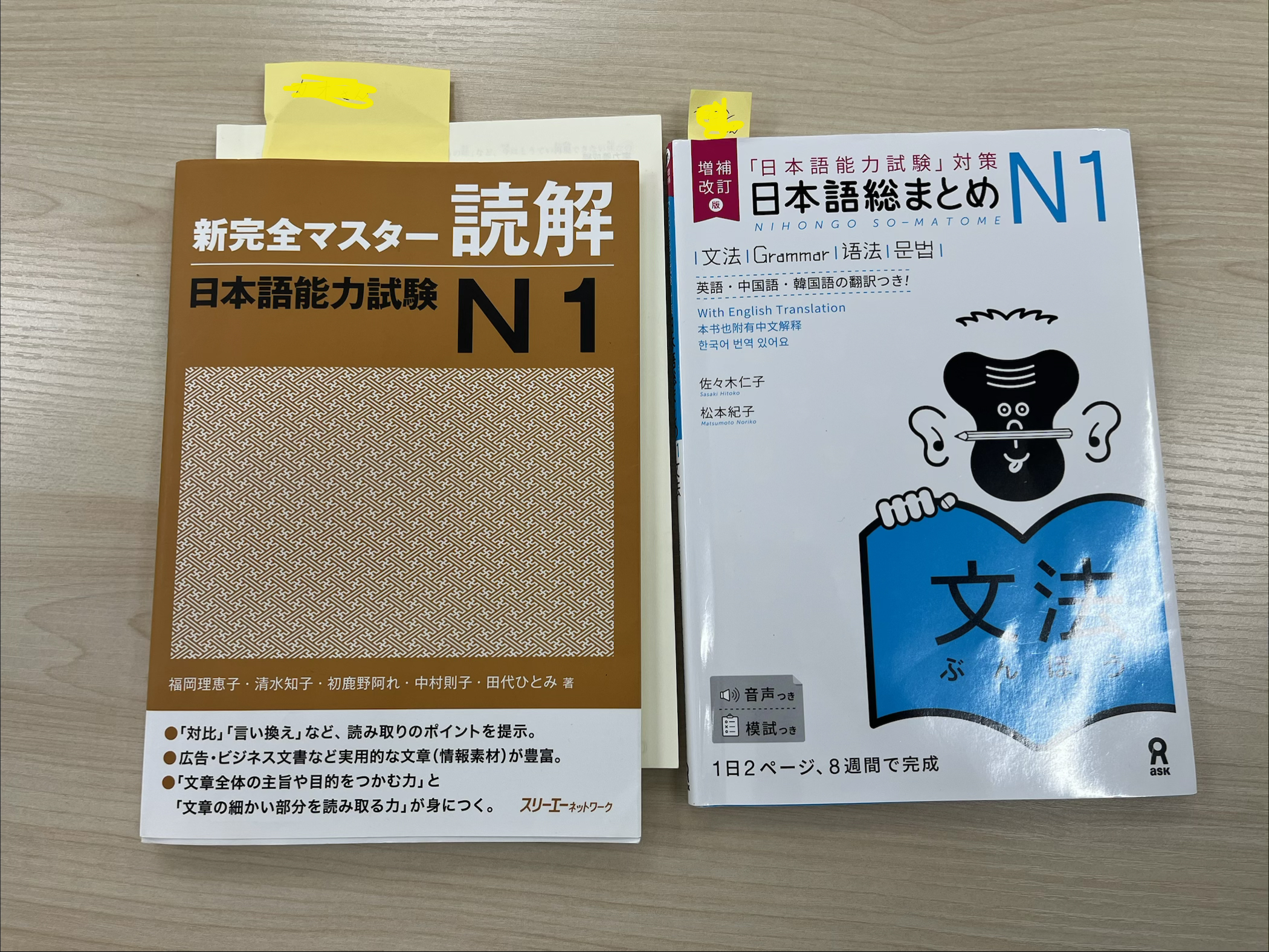 JLPT N1の教材